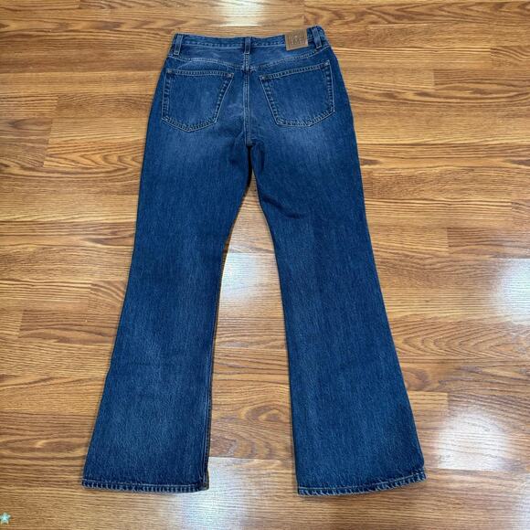 TOTEME Blue Cropped Kick Flared Jeans 29/34 - Picture 14 of 16